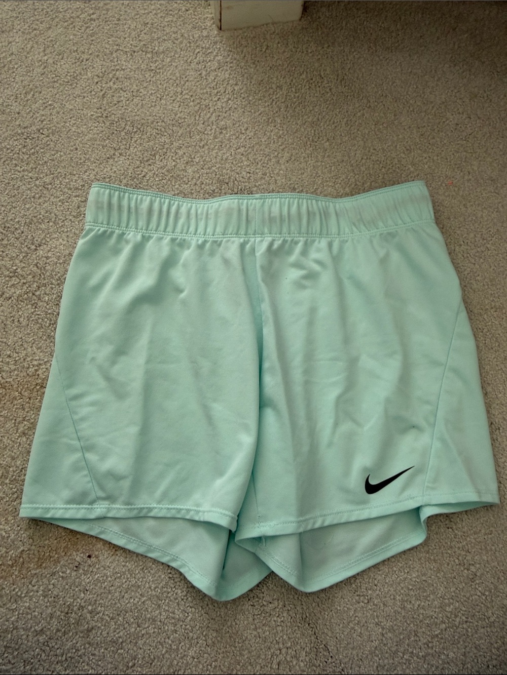 Nike Women's Mint Green Athletic Running Shorts